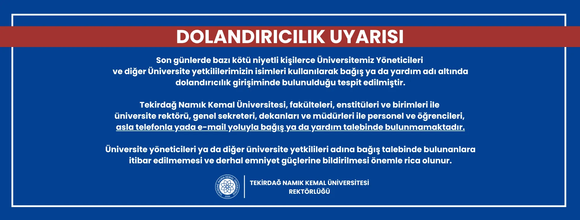 Tekirdağ Namık Kemal Üniversitesi manşet görseli 5