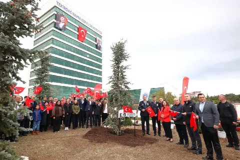 Tekirdağ NKÜ’de 29 Ekim Coşkusu: Geleneksel “Cumhuriyet Fidanı” Dikim Töreni Gerçekleştirildi